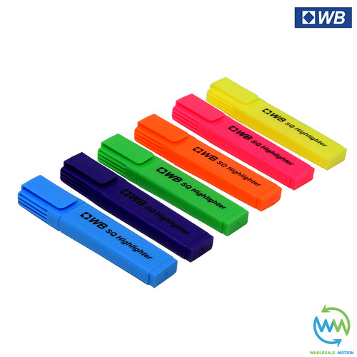 HIGHLIGHTER Pens COLOURS Pack CHISEL TIP Non-Toxic HOME School OFFICE Use WB