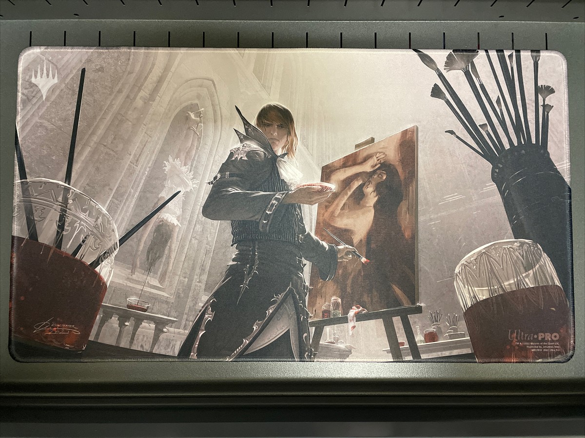 MTG 霊体の先達 ステッチ入りプレイマット Johannes Voss Magic The