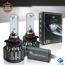 Syneticusa 9005 HB3 CSP LED Headlight Bulbs Conversion Kit 6000K White High Beam