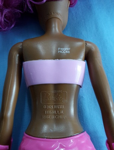 1x Barbie Puppe Color Reveal Doll HCC48 Rosa Meerjungfrau Mermaid - Vollständig - Bild 11 von 16