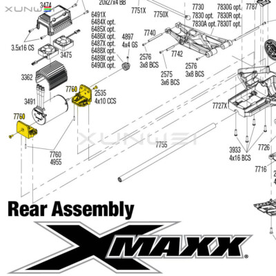 TRAXXAS X-Maxx 8S RTR Brushless waterproof +TSM E-Monster Truck TQi, 8S