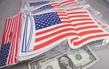 WHOLESALE LOT OF 12 USA FLAG AMERICA MAGNETS CAR AUTO TRUCK PATRIOTIC US U.S.