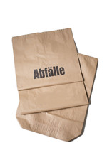 25 Papierm&uuml;lls&auml;cke 120 L M&uuml;lls&auml;cke Papier 2lagig Biom&uuml;ll Gartenabfall Abf&auml;lle