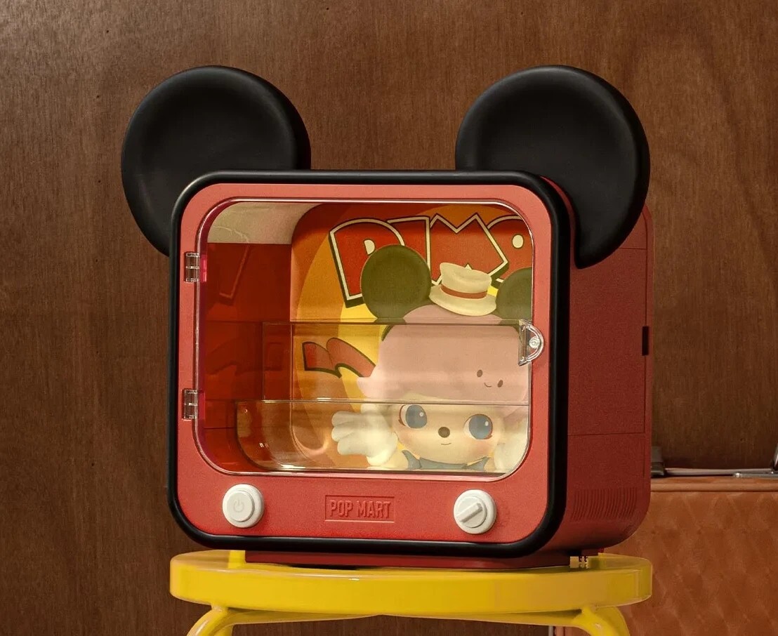 DIMOO WORLD DISNEY TV Set ルミナスディスプレイコンテナ DIMOO WORLD X DISNEY - TV SET LUMINOUS DISPLAY CONTAINER