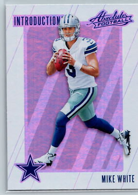 Mike White 2018 Panini Absolute Introductions  #IN-MW Dallas Cowboys