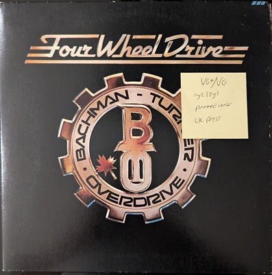 Bachman Turner Overdrive Four Wheel Drive Vinyl Record VG+/VG 9100012 1975