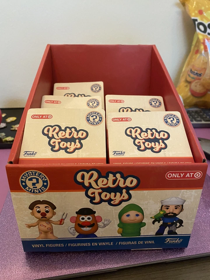 Funko Mystery Minis Retro Toys 5 figures with box and display - Image 2 of 4