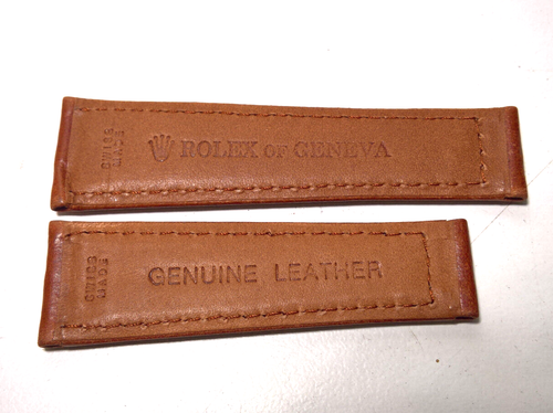 ULTRA RARE ROLEX DAYTONA LEATHER STRAP 20X 16 MM GENUINE 100% - Foto 4 di 6