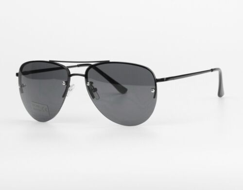 Rimless Pilot Frameless Comfortable Sprint Flexible Temple Sunglasses UV400 - Picture 1 of 3