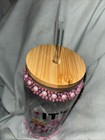 It’s My Birthday glass tumbler cup with lid and glass and straw (20oz) And Lid — photo 3