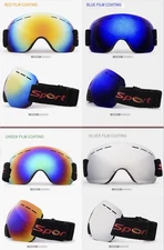 Ski Goggles Snow Snowboard HD Anti Fog UV Protection Unisex