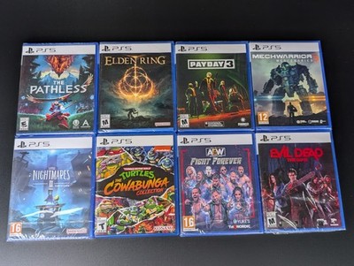 PS5 Video Game Lot The Pathless Elden Ring Payday 3 And More SEALED BRAND NEW