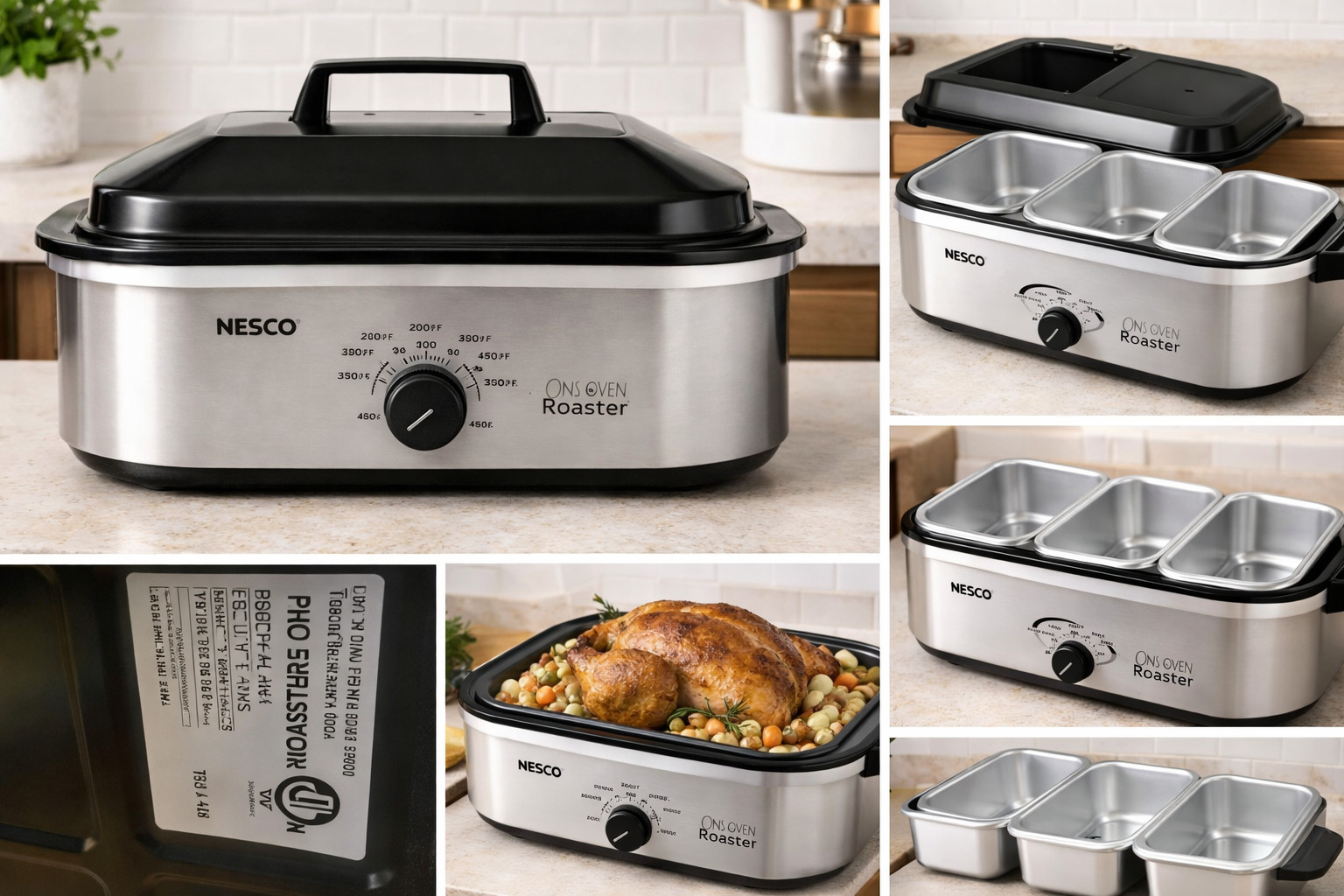 Nesco 18 Quart Electric Roaster Oven &ndash; Model 4808 (Black &