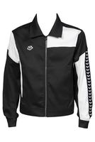 Arena Damen Jacke Streetwear Denim Jacket, Sportjacke Schwarz/Weiß, M