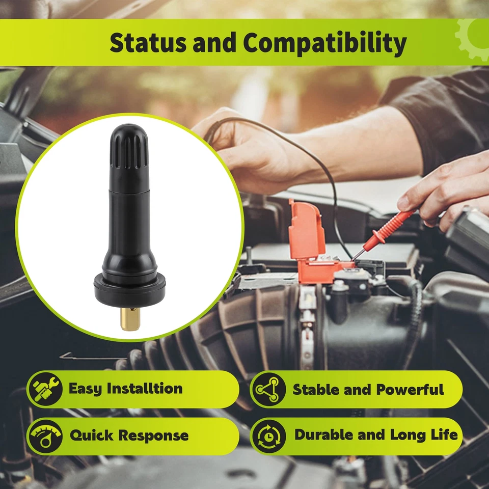 100pcs TPMS Tire Pressure Sensor Valve Stem Service Kit For 17-20008 20008 20018 - Image 3 of 4