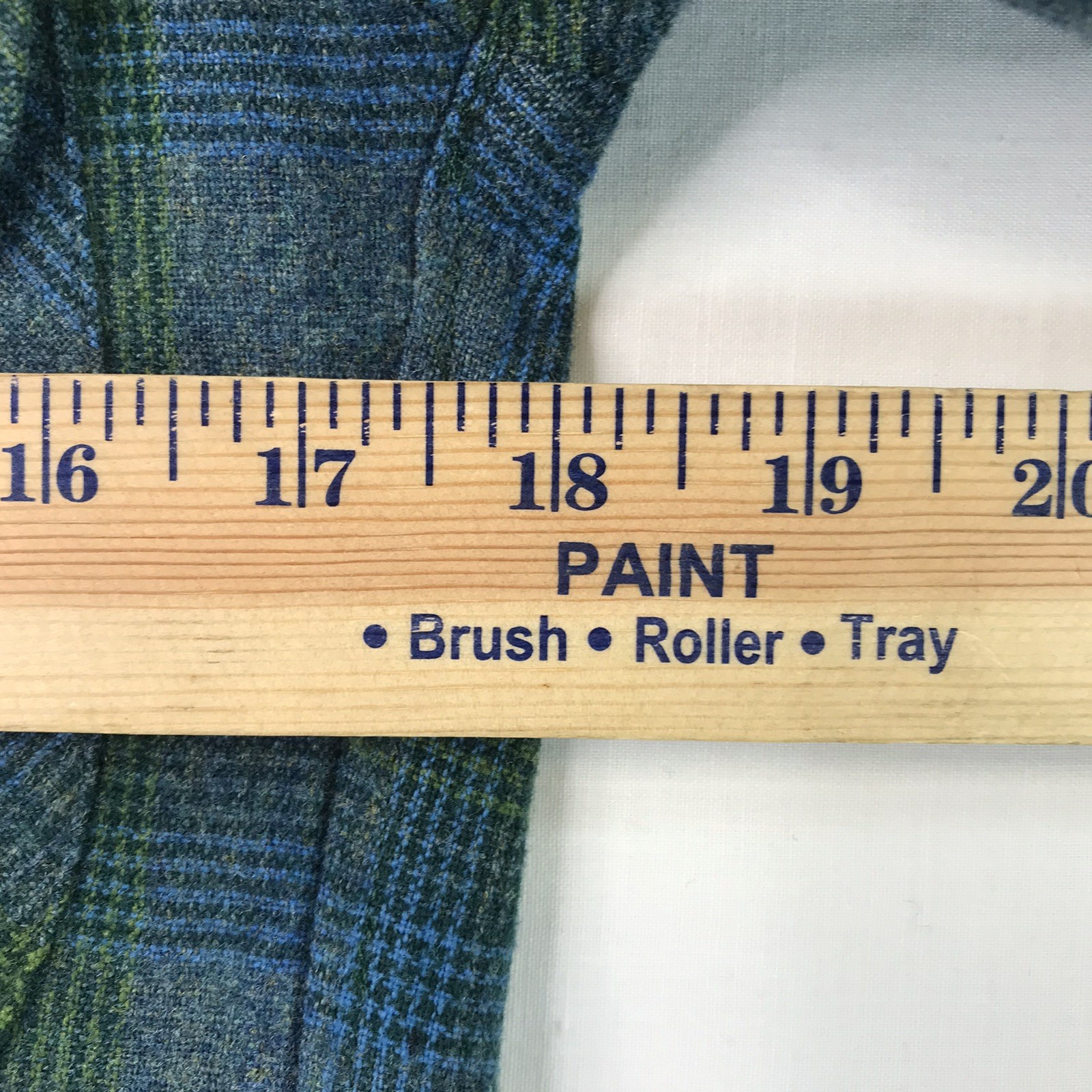 Vtg 50s 60s Pendleton Loop Collar Rockabilly Plai… - image 11