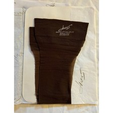 3 Pair of 80s Vintage Old Stock Hanes Cantrece Sandalfoot Hosiery 220 Town Taupe