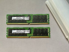 New ListingSamsung 128GB (2x64GB) DDR4 PC4-25600 ECC Registered DIMM RAM