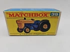 Lesney Matchbox Ford Tractor No 39 Original Box Only England