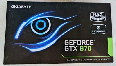 GIGABYTE GeForce GTX 970 Windforce 3X OC 4 GB GDDR5, DVI, HDMI, DP, PCI-E  