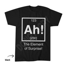 Ah! The Element of Surprise T-Shirt, Retro Nostalgia, Mystery Thriller Fans
