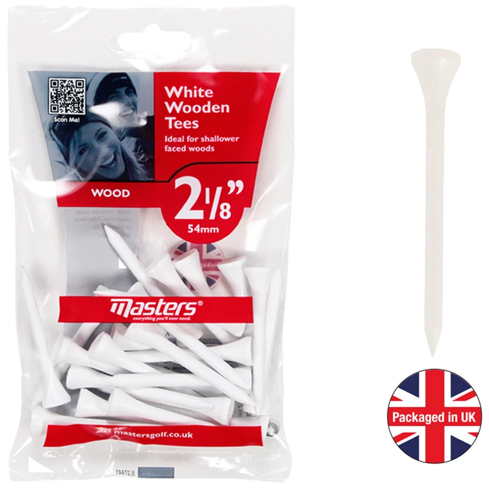 Masters Golf hölzerne Tees (5.4cm X 25)