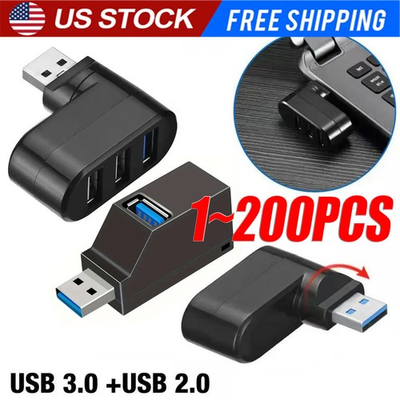 #ad 3 Port High Speed USB 3.0 Multi HUB Splitter Expansion Desktop PC Laptop lot $299.70