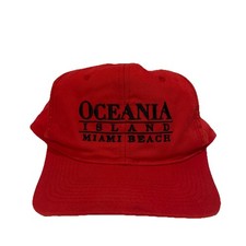 Vintage Oceania Island Miami Beach SnapBack H...