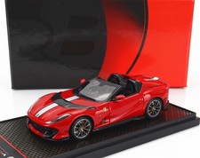 BBR 1/43 Ferrari 812 Competizione A Spider 2022 Red Silver BBRC263C2