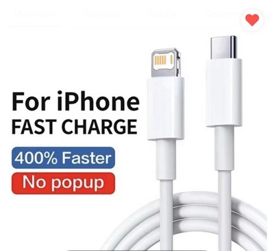 1m 20w USB C to IPhone PD Fast Charging Cable forAppl IPhone 11 12 13 14 Pro Max