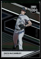Zach McCambley - 2020 Panini Elite Extra Edition #75 - #/999 Miami Marlins