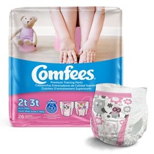 Comfees Toddler Toddler Training Pants Size 2T to 3T Up to 34 lbs. 156 Ct