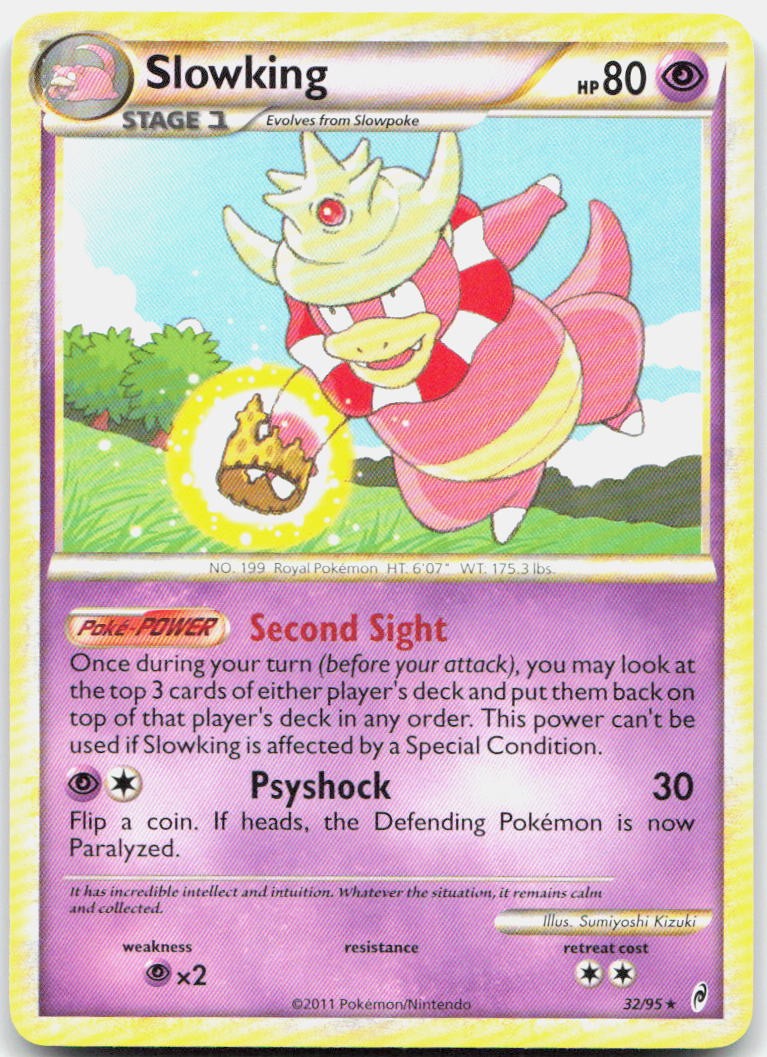 Slowking 32/95 Rare Call of Legends Pokemon Lightly Played