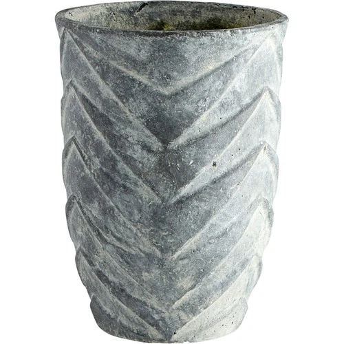 Cyan Design 11060 Bullard Pewter Gray Planter, Small - Picture 1 of 4