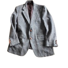 British Classics Harris Tweed 100 wool men's blazer Made in the USA 40R