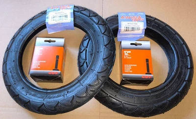 AWINA Fahrrad Reifen 12.5x2.25 Set 2x 12 1/2 x 2 1/4 54-203 Schlauch AV Laufrad RACE