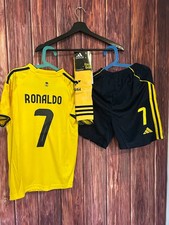 CR7 Al-Nassr KIDS 2025/26 Home Jersey Full Kit