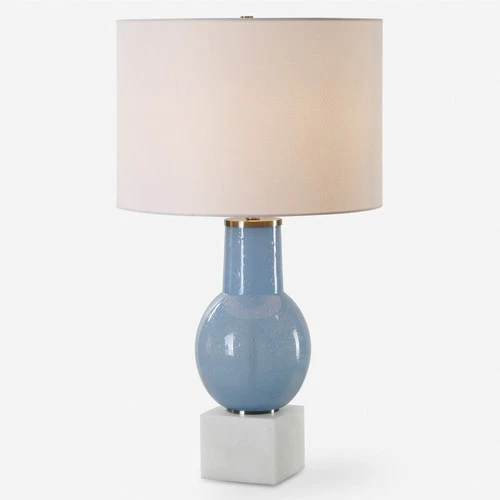 Uttermost 30297-1 Clear Sky 28" Tall Buffet Table Lamp - Blue - Picture 1 of 6