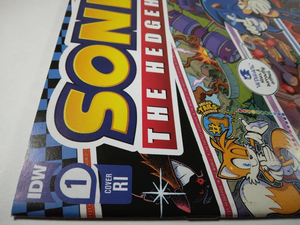 💫💥 SONIC THE HEDGEHOG #1 5 周年纪念 1:50 RI VARIANT C JONATHAN 灰色 IDW — 第 2/4 张图片