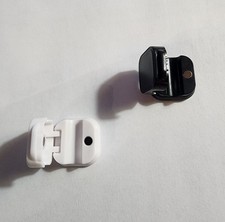 11-pack  7 WHITE  4 BLACK Magnetic Cord Organizers w/ adhesive tabs-NEW-