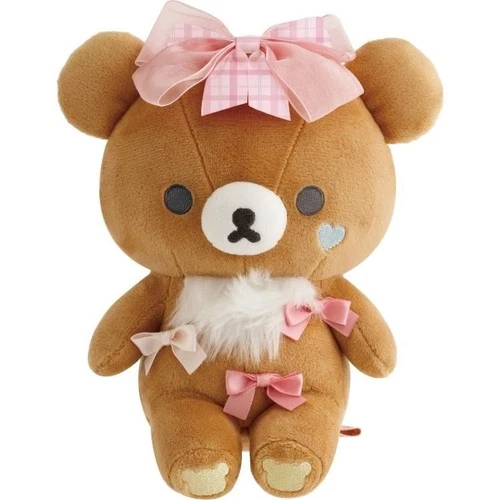 Chairoikoguma Plush Doll Ribbon Makeup Rilakkuma San-X Japan 2025Chairoikoguma P