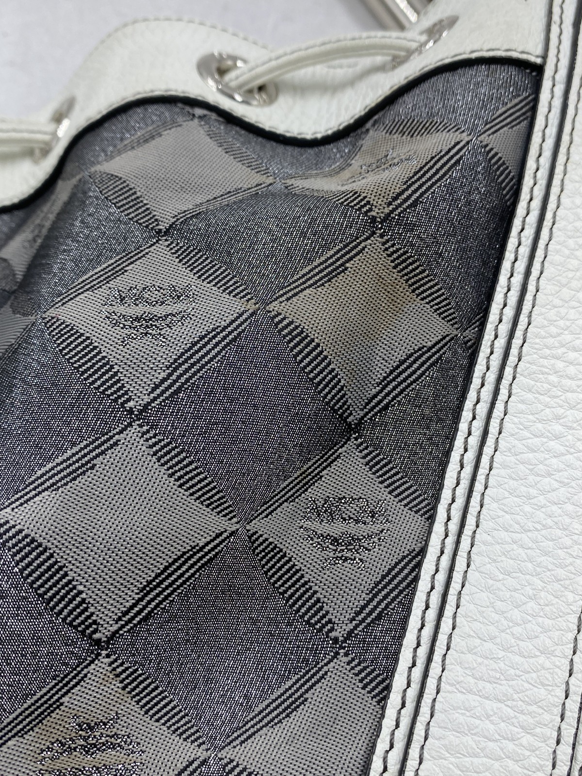 MCM Monogram Chain Link Drawstring Shoulder Bag - image 7