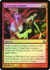MTG FOIL Traitorous Instinct  - Return to Ravnica #109