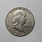 1949 P Franklin Silver Half Dollar