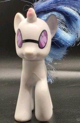 My Little Pony G4 DJ Pon3 Brushable 3'' Glitter CUT HAIR MLP FiM