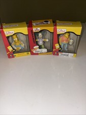 VTG The Simpsons Holiday Christmas Ornament 2002 Lot KRUSTY BARNEY ANGEL BART