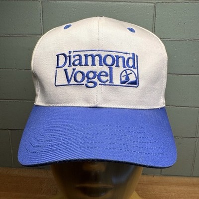 Vintage White Diamond Vogel Paints  snapback hat Quality Blue Bill Paint