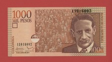 COLOMBIA  1000  PESOS  2011  PICK # 456n  UNC.
