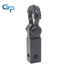 Shackle Hitch Receiver 2 With 34 D Ring Black For Jeep Truck Towing Black