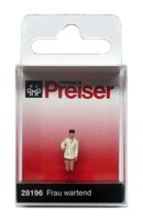 Preiser 28196 Frau Wartend Spur H0 1:87